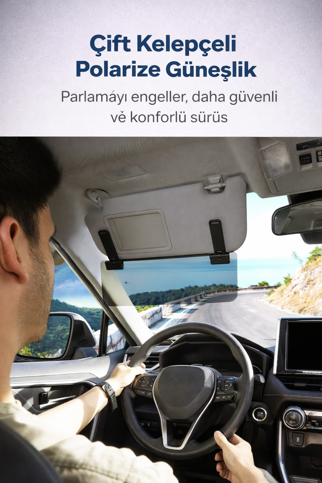 Polarize güneşlik kullanım